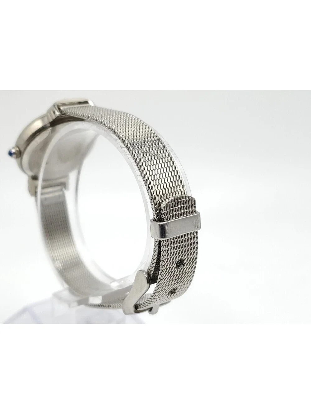 Kathy Ireland Quartz 24mm Womens Watch New Battery Silver Tone Round